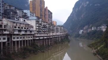 La ciudad más angosta de china. Yanjin, provincia de Yunnan, Chi
