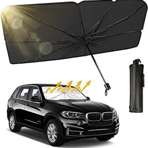 Parasol para Parabrisas de Coche,cubre sol para auto, Plegable Parasol Coche Delantero Protector con Anti UV Rayos, Parasol para Parabrisas Protección, Parasol para Parabrisas Automotriz Universal