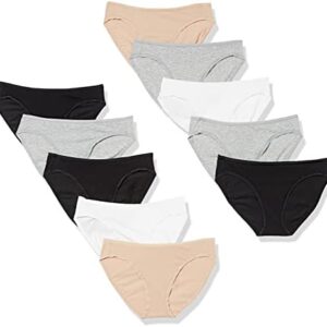 Amazon Essentials – Ropa interior de bikini elástica de algodón para mujer