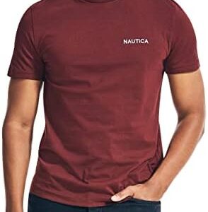 Nautica Men’s Short Sleeve Solid Crew Neck T-Shirt