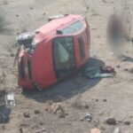 Salió del camino y volcó en el Tejocote en Tequisquiapan – El Sol de San Juan del Río