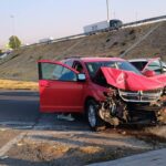 Camioneta estrelló con un poste en acceso a San Juan del Río – El Sol de San Juan del Río