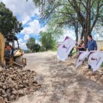 Continúa obra en calle de Tequisquiapan