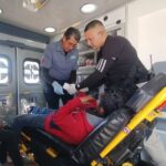 Por andar jugando con cuetes; resultó lesionado.