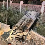 Abandonan auto luego de volcar en la carretera 120 – El Sol de San Juan del Río Abandonan auto luego de volcar en la carretera 120 – El Sol de San Juan del Río
