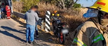 Derrapón de moto provocó alarma – El Sol de San Juan del Río
