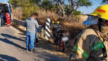 Derrapón de moto provocó alarma – El Sol de San Juan del Río