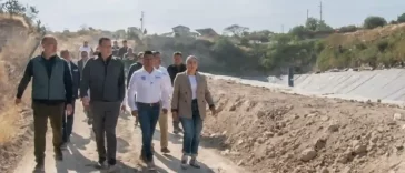 Supervisa Mauricio Kuri avance en la tercera celda del relleno sanitario de Huimilpan