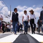 Entrega Luis Nava obra de mejoramiento en la calle Alfonso Ramírez en Tequisquiapan