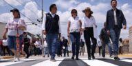 Entrega Luis Nava obra de mejoramiento en la calle Alfonso Ramírez en Tequisquiapan