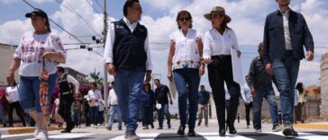 Entrega Luis Nava obra de mejoramiento en la calle Alfonso Ramírez en Tequisquiapan