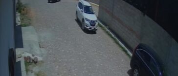 Momento que el papá de Julia la sustrajo de su casa en Tequisquiapan