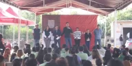 Dan banderazo de arranque a construcción de barda en Tele bachillerato en La Fuente