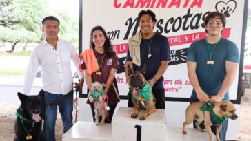 Familias participan en la primera Carrera Caminata con Mascotas en Tolimán