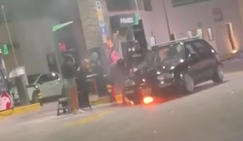 Sofocan incendio en gasolinería de Tequisquiapan