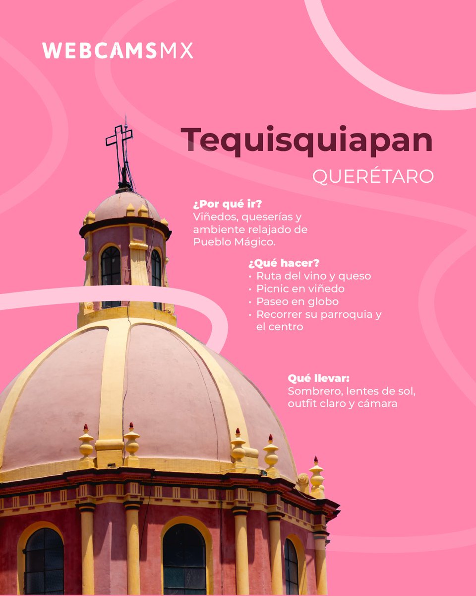 Si buscas una escapada inolvidable, #Tequisquiapan es el destino. Recorre la ruta del …