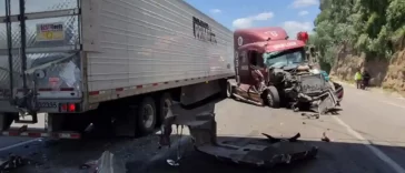 Brutal choque en la 57 deja dos lesionados