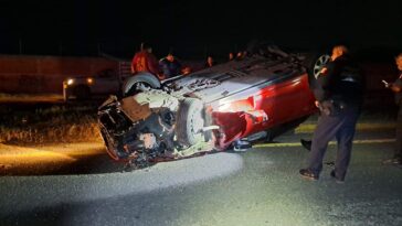 Vuelca tras chocar con camioneta en la 120 – El Sol de San Juan del Río