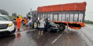 Auto estrelló en torton en un retorno de la carretera a Ezequiel Montes – El Sol de San Juan del Río